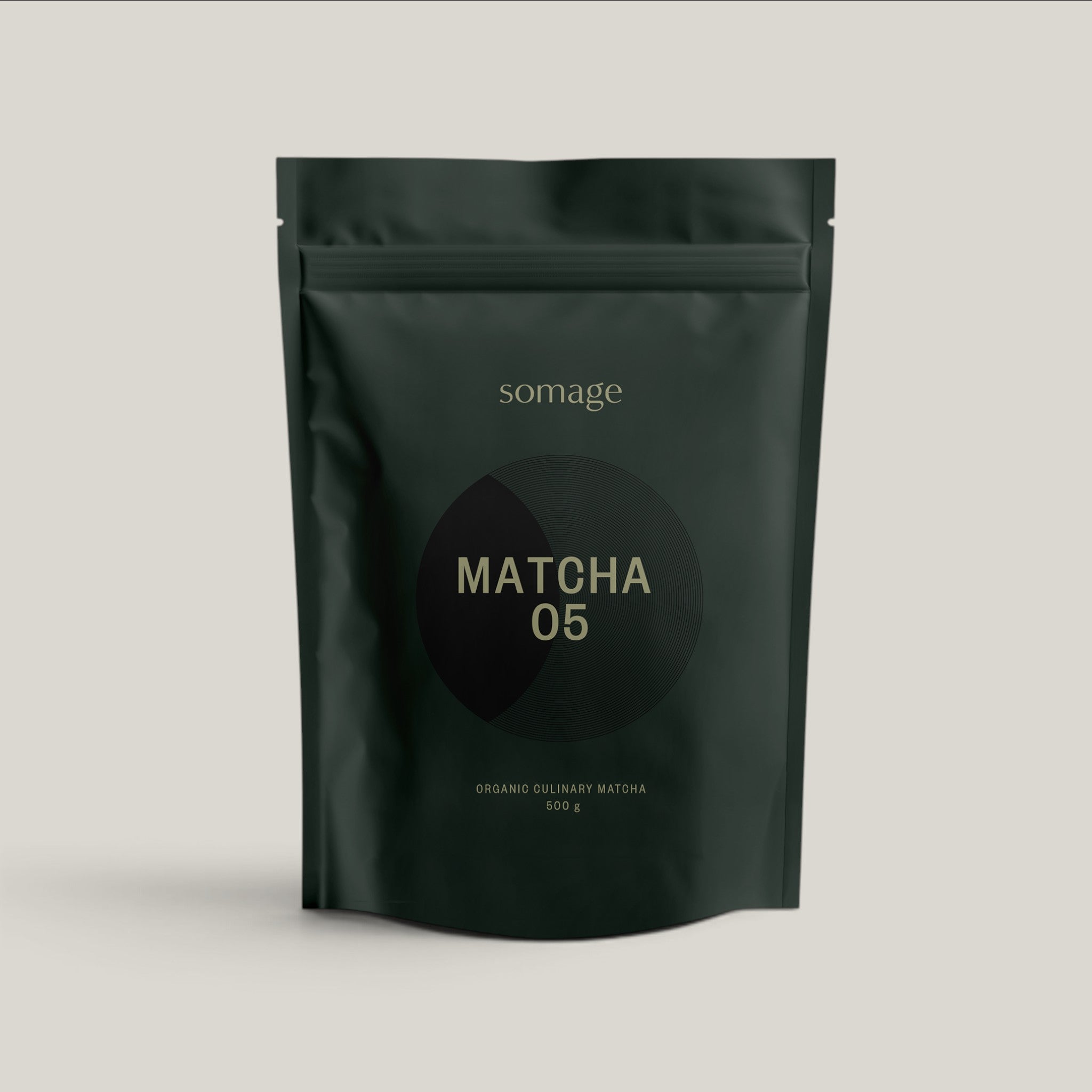 Somage Matcha  05 packaging on a grey background