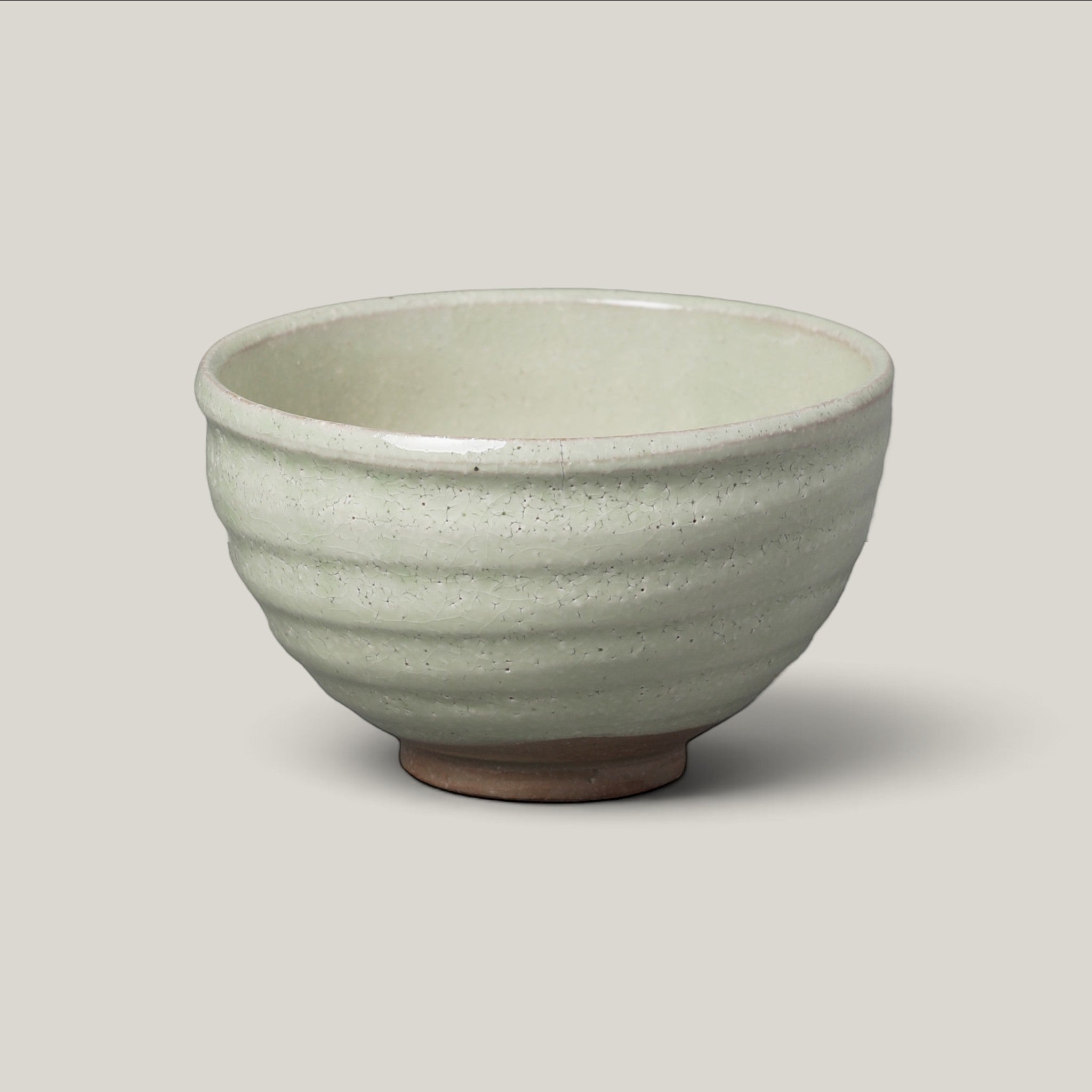 Mino ware Matcha Chawan Cream