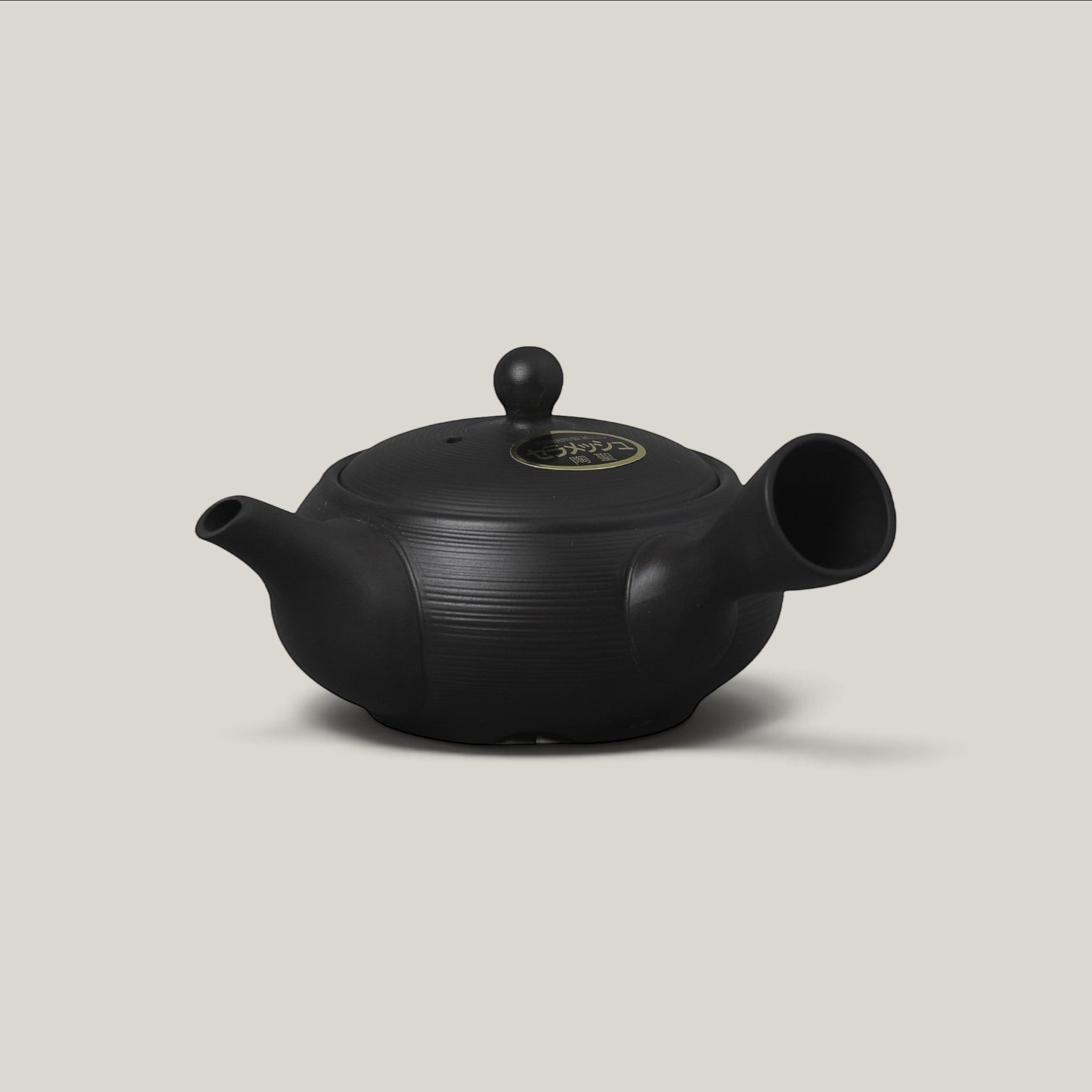 Tokoname Kyusu Teapot Textured Black