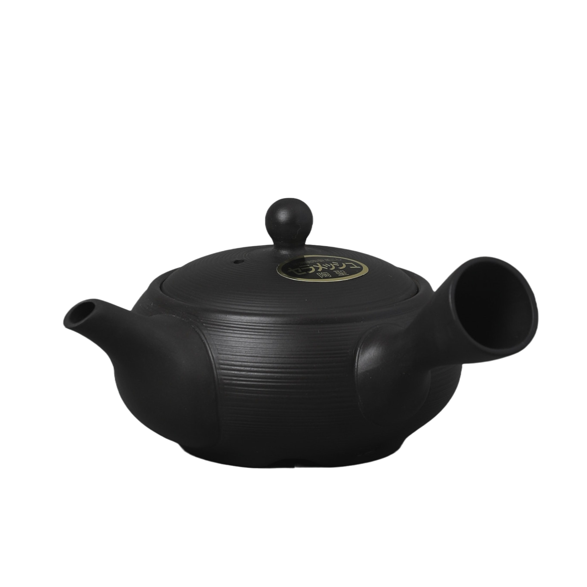 Tokoname Kyusu Teapot Textured Black